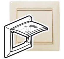 Valena Сл. кость Рамка 1-ая с крышкой IP44  774350  Legrand