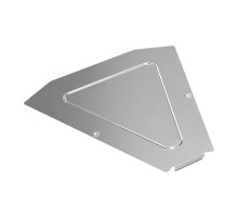 Крышка угла горизонтального 45 градусов Стандарт INOX (AISI 304) 500  PR16.3431  Промрукав