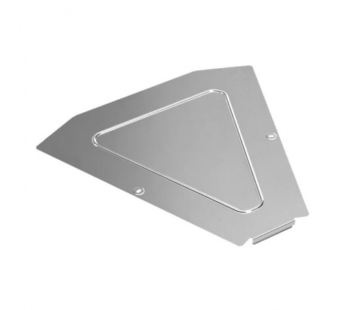 Крышка угла горизонтального 45 градусов Стандарт INOX (AISI 304) 500  PR16.3431  Промрукав