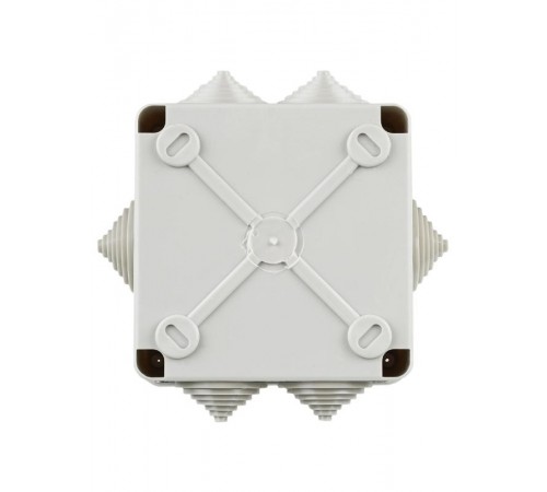 Коробка распределительная КМ для о/п 100х100х45мм IP44 6 вв. (7035) IEK  UKO11-100-100-045-K41-44  IEK