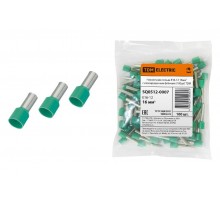 Наконечник-гильза Е16-12 16мм2 с изолированным фланцем (100шт)   SQ0512-0007  TDM