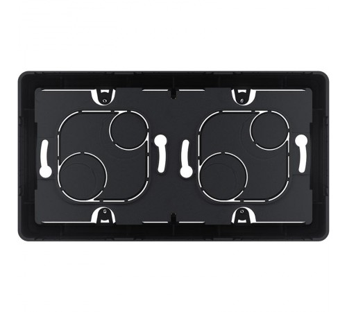 Inspiria Антрацит Коробка накладного монтажа 2-местная О/У  673993  Legrand