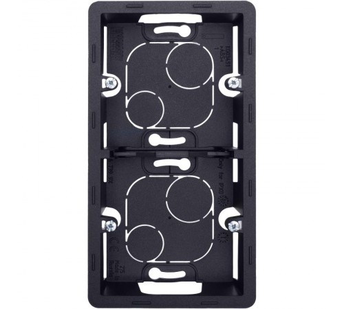 Inspiria Антрацит Коробка накладного монтажа 2-местная О/У  673993  Legrand