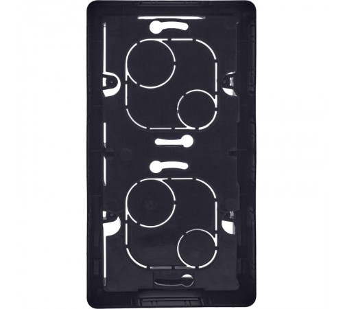 Inspiria Антрацит Коробка накладного монтажа 2-местная О/У  673993  Legrand