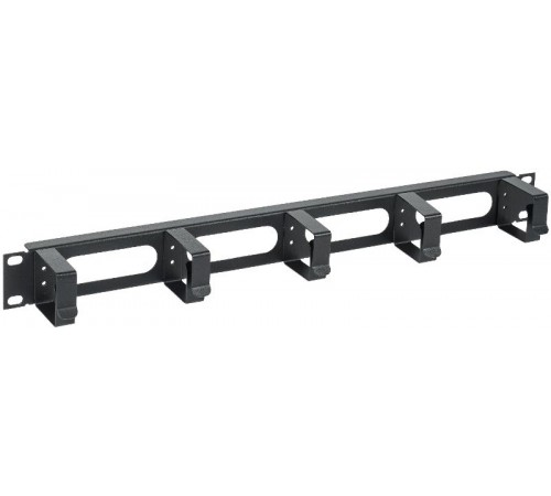 Органайзер кабельный 19" 1U, 5 колец, черный  CO05-1M5RM  ITK