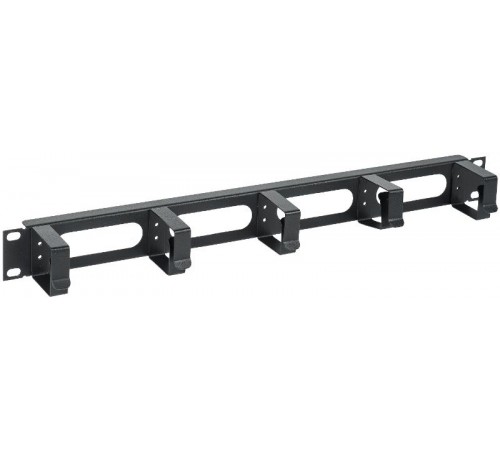Органайзер кабельный 19" 1U, 5 колец, черный  CO05-1M5RM  ITK