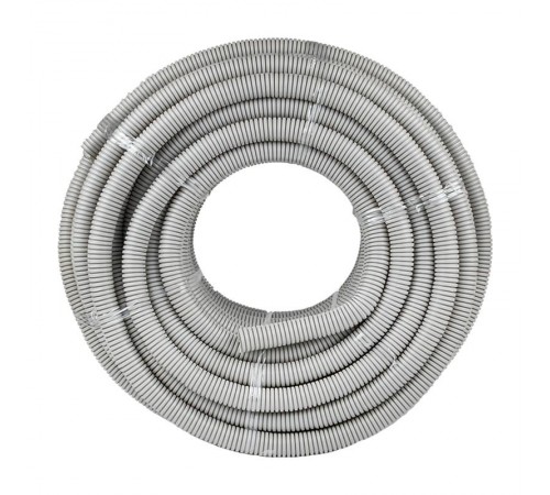 Труба гибкая гофрированная ПВХ 32мм с протяжкой (50м)  tg-z-32  EKF