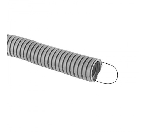 Труба гибкая гофрированная ПВХ 32мм с протяжкой (50м)  tg-z-32  EKF