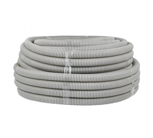 Труба гибкая гофрированная ПВХ 32мм с протяжкой (50м)  tg-z-32  EKF