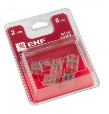 Строительно-монтажная клемма СМК 2273-242 (с пастой) 2 отверстия 0,5-2.5 мм2 блистер (5шт.) PROxima  plc-smk-2273-242b  EKF