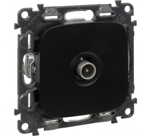 Valena ALLURE DIY Антрацит Розетка TV "звезда" 0-2400 Мгц  753971  Legrand