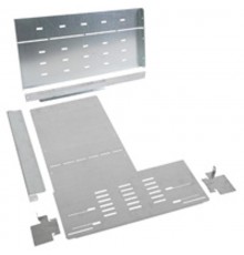 Перегородка для отгораживания горизонтальных шин - XL3 4000 - вид 2b, 4b - шкаф глубиной 975 мм  020894  Legrand