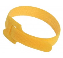 Хомут-липучка ХКл 14х310мм желтый (100шт)  UHL10-14-310-100-K05  IEK