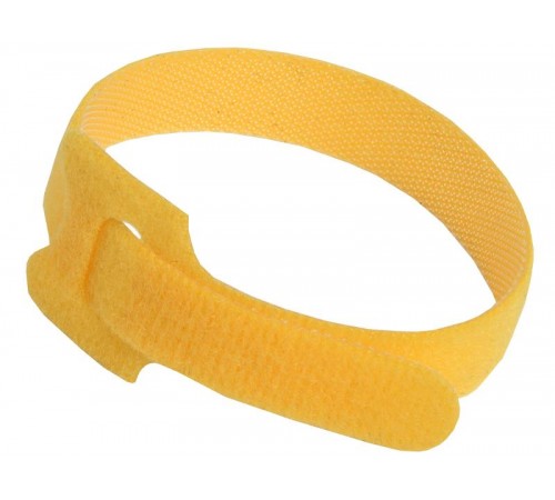 Хомут-липучка ХКл 14х310мм желтый (100шт)  UHL10-14-310-100-K05  IEK