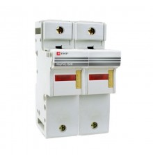 Предохранитель-разъединитель для ПВЦ 10x38 2P (с индикацией)  pr-10-38-2  EKF