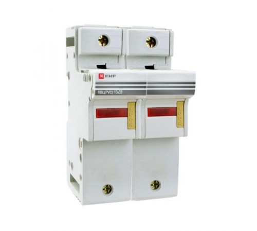 Предохранитель-разъединитель для ПВЦ 10x38 2P (с индикацией)  pr-10-38-2  EKF