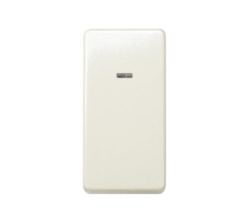 Simon 27 Выключатель 1-кл проходной с подсветкой, 10А 250В, узкий модуль, S27, слоновая кость  27204-61  Simon