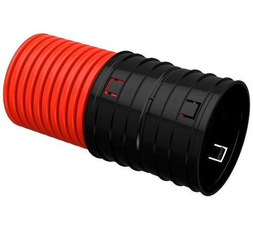 ELASTA Труба гофр. двустенная жесткая ПНД d=200мм (5,7м)  ET-TG13-212-200-D57-K04  IEK