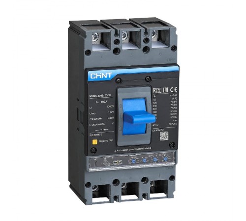 Выключатель автоматический NXMS-400H/3Р 400A 70кА с электронным расцепителем (R)  845726  CHINT