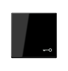 Клавиша с символом "замок"; черная  A590TSW  Jung