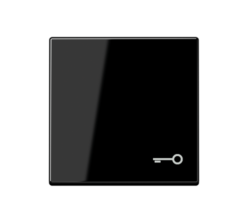 Клавиша с символом "замок"; черная  A590TSW  Jung