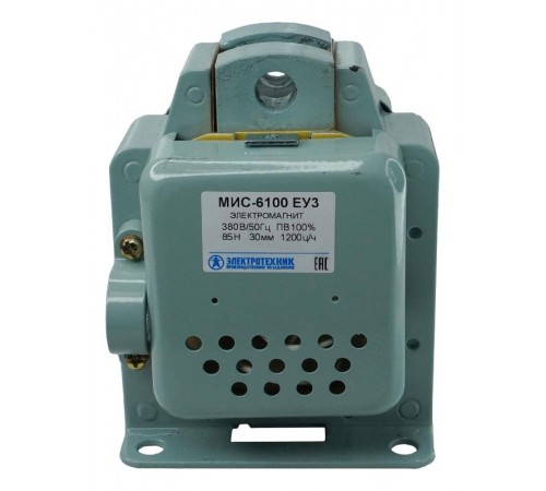 Электромагниты МИС-6100 ЕУ3, 380В, тянущее исполнение, ПВ 100%, IP20, с жесткими выводами, электромагнит (ЭТ)  ET502277  Электротехник