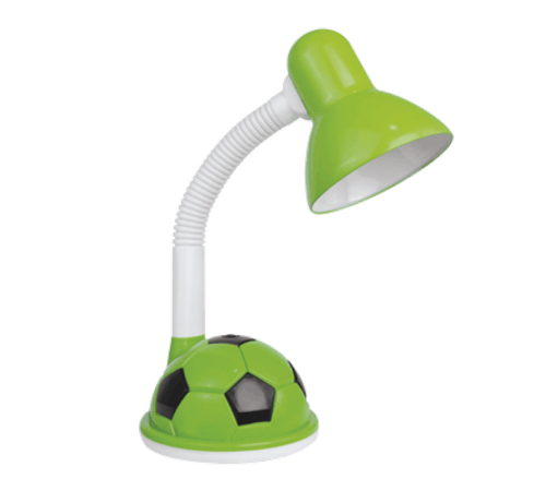 Светильник настольный под лампу СНО МЯЧ-KIDS на основании 60Вт E27 230В ЗЕЛЕНЫЙ (короб.)  4690612032115  IN HOME