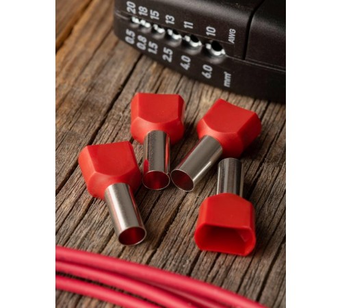 Наконечник штыревой втулочный изолированный НШвИ(2) 10,0-14 (50шт.) EKF PROxima  nhvi2-10,0-14  EKF