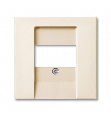 ABB Basic 55 Шале (белый) Накладка аудиорозетки и ТЛФ/комп ТАЕ розеток  1724-0-4318   2CKA001724A4318  ABB