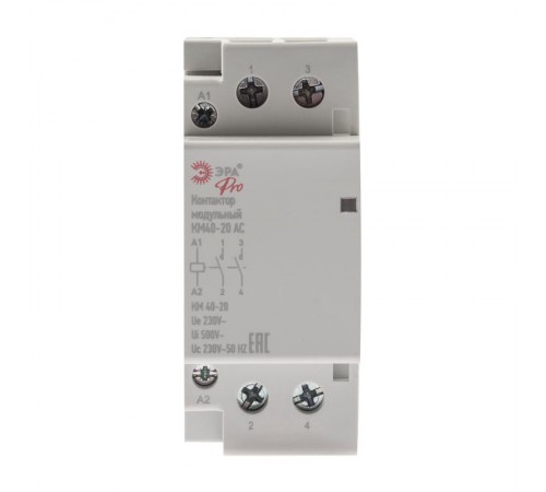 Контактор модульный NO-902-292 Pro-294 КМ40-20 AC (6/30/1080)  Б0049159  ЭРА