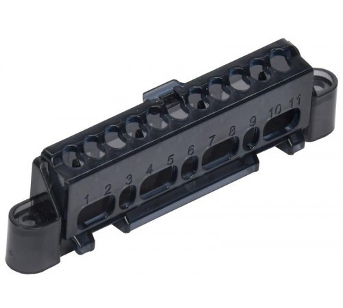 Суппорт для шин в корпус пластиковый (ширина 6 мод.) TEKFOR  TF-KP00D-S-06  IEK