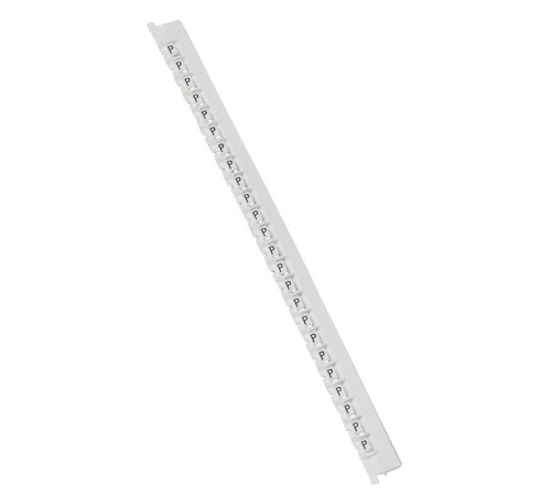 Маркер Memocab - ширина 2,3 мм - чёрная маркировка на белом фоне - заглавная буква P  037841  Legrand