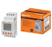 Реле напряжения РН 12-3х400/230В (LCD-дисплей, 1нр+1нз-контакты)  SQ1504-0019  TDM
