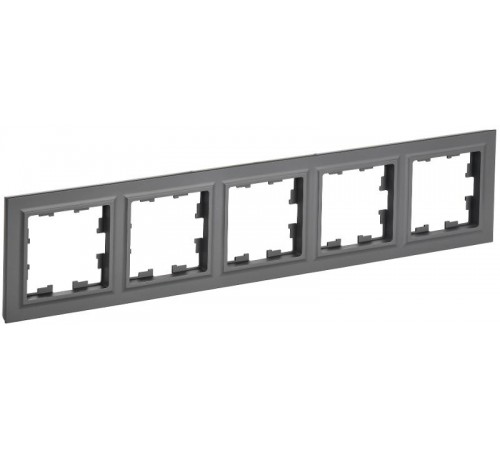 BRITE Рамка 5-ая РУ-5-БрГ графит   BR-M52-K53  IEK