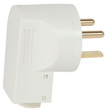 Вилка угловая сил. 2К+З 20А бок. сл.кость  055152  Legrand