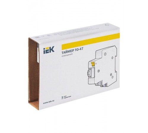 Таймер ТО47 освещения 16А 230В на DIN-рейку   MTA30-16  IEK