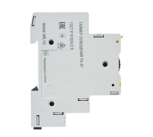 Таймер ТО47 освещения 16А 230В на DIN-рейку   MTA30-16  IEK