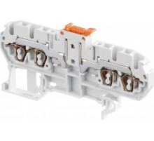 Клемма D2,5/5.SNBT.4L пруж. 2.5мм.кв.  1SNA290133R2400  TE