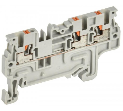 Колодка клеммная CP-MC 3 вывода 1,5мм2 серая  YCT22-00-3-K03-001  IEK