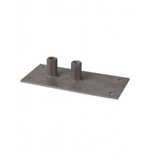 Крепление молниеприемника для плоской кровли 125х250 мм, М16, термодиффузия   SQ2401-3013  TDM