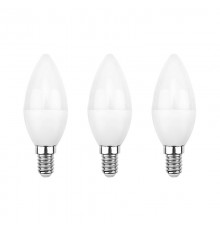 Лампа светодиодная Свеча CN 11.5 Вт E14 1093 Лм 6500 K холодный свет (3 шт./уп.)  604-205-3  Rexant