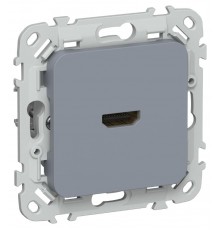 FLITE Розетка HDMI РШДМА-ФлМ маренго  FI-H10-K35  IEK