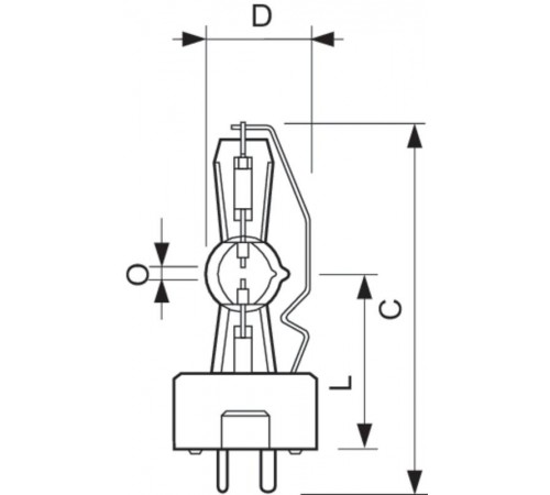 Лампа архитектурная/сценическая MSR 700 SA 1CT/4  928170305115  PHILIPS