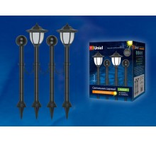 Cветильник садовый декоративный на солнечной батарее "Фонари" USL-S-181/PT720 LANTERN SET02 Белый свет. 1*АА Ni-Mh акк в/к. IP44  UL-00003132  Uniel