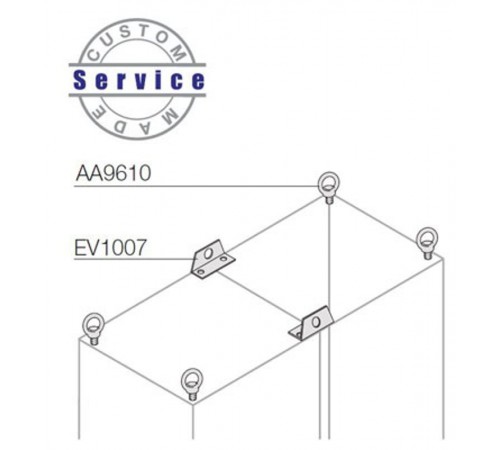 Петли для подъема шкафа (4 шт.)  AA9610  ABB