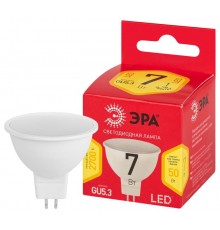 Лампа светодиодная LED MR16-7W-827-GU5.3 R (диод, софит, 9Вт, нейтр, GU5.3)  Б0050231  ЭРА