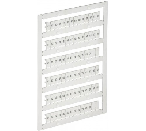 ARMAFIX Маркер для CTS/CP 2,5мм2 с символами "61-70"   AF-CT10D-M-D25-07  IEK (ИЭК)