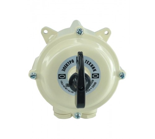 ПВ 2-40 М1 пл. 56 (40А, пластмассовый корпус, IP56), выключатель пакетный (ЭТ)  ET001794  Электротехник