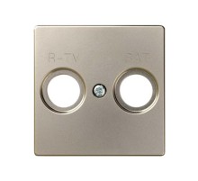 Simon 82 Накладка для спутниковых радио-телевизионных розеток, S82, S82N, шампань  82097-34  Simon