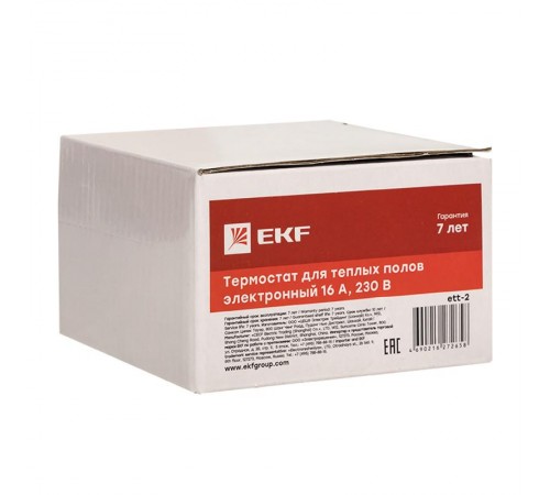 Термостат для теплых полов электронный 16 A 230В EKF  ett-2  EKF